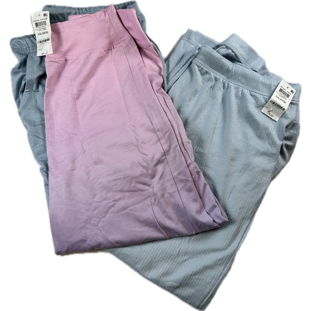 Jenni Intimates Women's XXL Pajama Pants Lot of 2 NWT Lounge Sleepwear 2XL